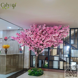 Thi Công Cây Đào Giả Cây Phong Giả Phong Cách Nhật Bản Trang Trí Spa