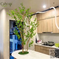 Thi Công Cây Đào Giả Cây Si Giả Cây Phong Đỏ Cho Quán Cafe True Home