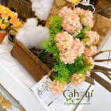 Hoa Giả - Cẩm Tú Cầu Hồng Lá Nhỏ 30 cm