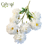 Hoa Giả - Cành Cúc Pháp 7 Bông 70 Cm