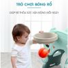 Cầu trượt bập bênh hình cá heo Holla 3in1