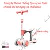 Xe trượt Scooter cho bé Umoo 2 trong 1 hình heo, vừa là xe scooter vừa là xe chòi chân