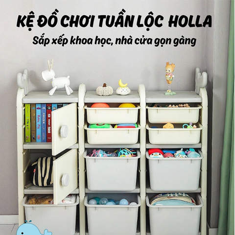 Kệ Đựng Đồ Chơi Trẻ Em Holla Thiết Kế Hình Tuần Lộc