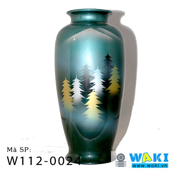Bình hoa men xanh tq, 33x49cm, W112-0024