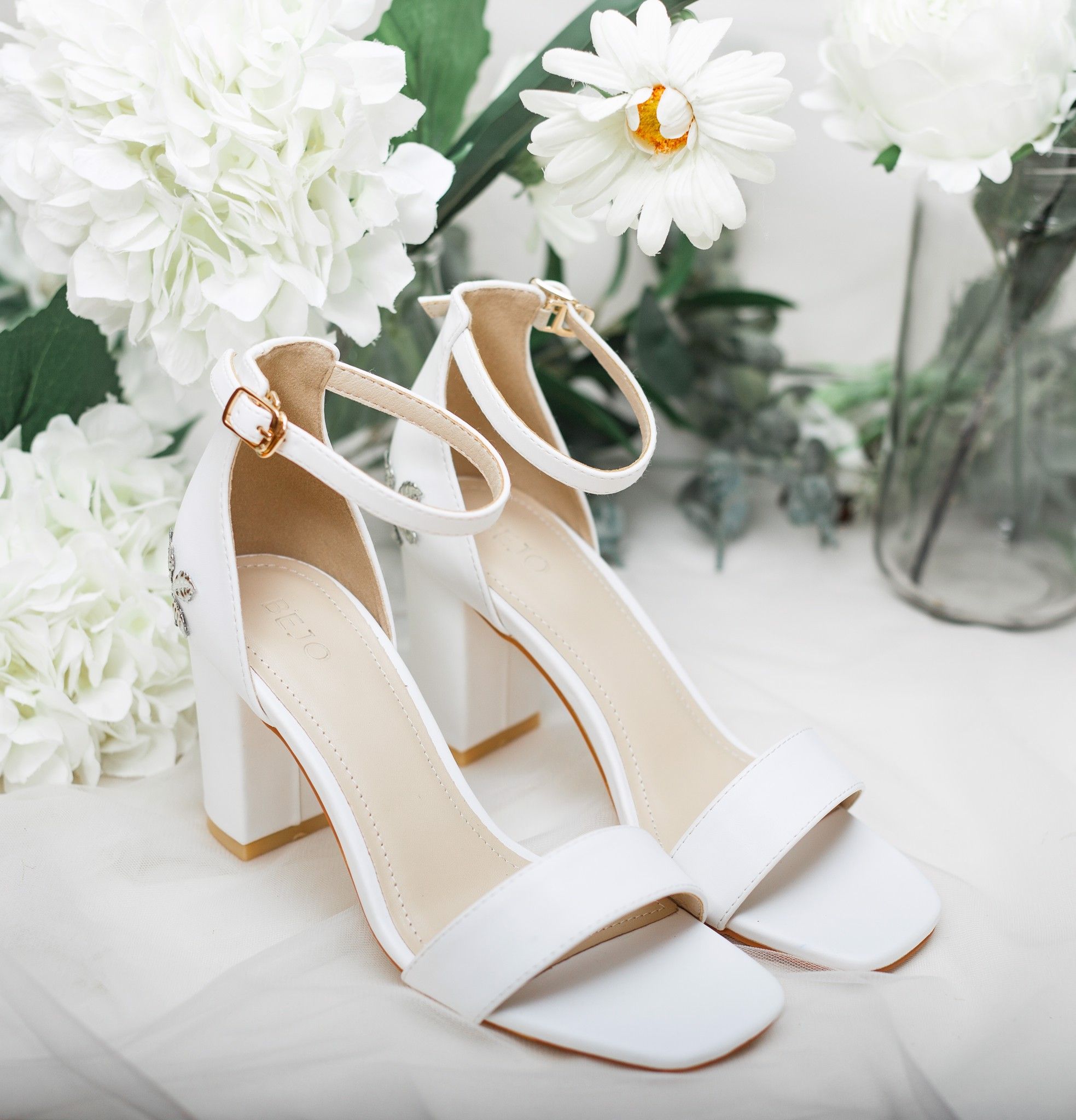 Giày Cưới Sandals S46.07 Giọt Nước Lá Bạc