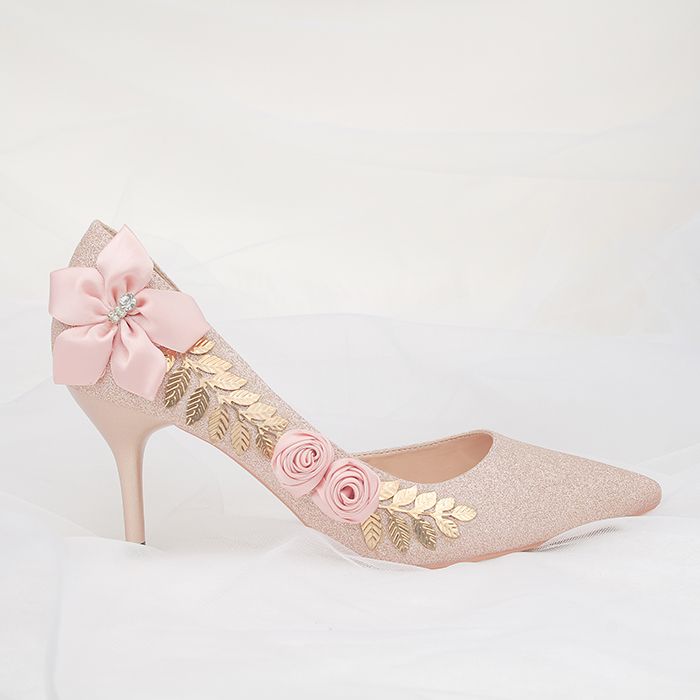 GIÀY CƯỚI CAO GÓT.DH51 ROSE GOLD.05