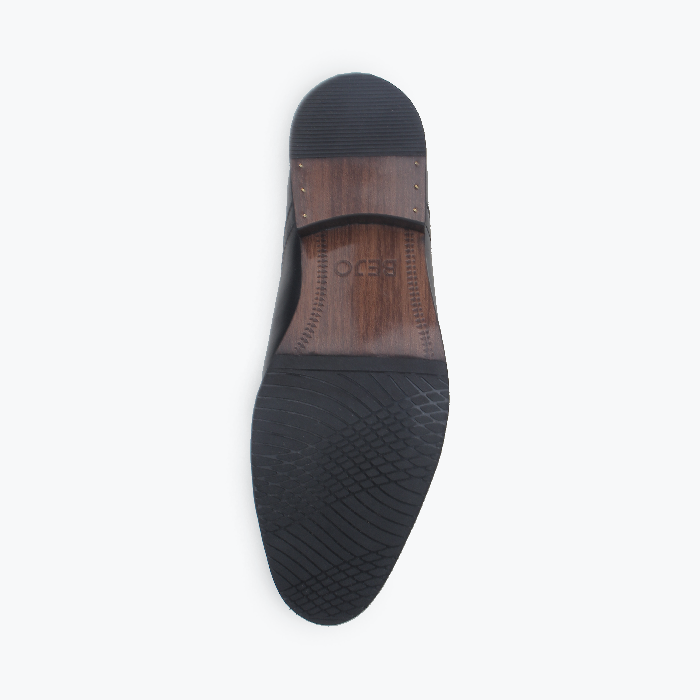Giày Da Nam Black Oxford