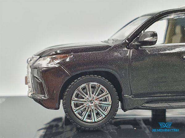 Xe Mô Hình Lexus LX570 Sonic Quartz 1:64 Kyosho (Đen)