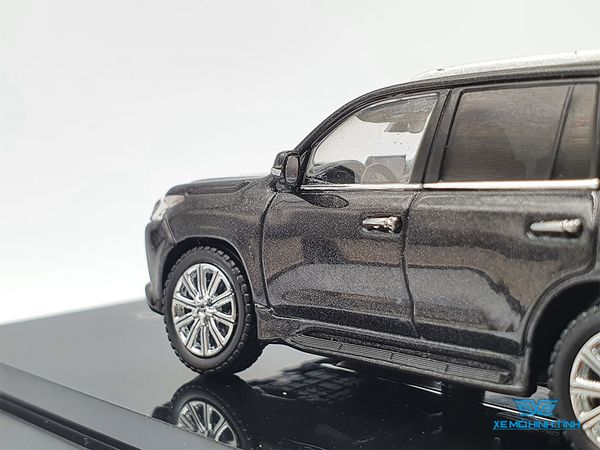 Xe Mô Hình Lexus LX570 Sonic Quartz 1:64 Kyosho (Đen)