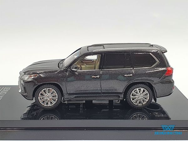 Xe Mô Hình Lexus LX570 Sonic Quartz 1:64 Kyosho (Đen)