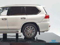 Xe Mô Hình Lexus LX570 Sonic Quartz 1:64 Kyosho (Trắng)