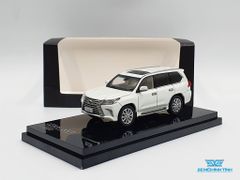 Xe Mô Hình Lexus LX570 Sonic Quartz 1:64 Kyosho (Trắng)