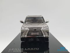 Xe Mô Hình Lexus LX570 Sonic Quartz 1:64 Kyosho (Xám)