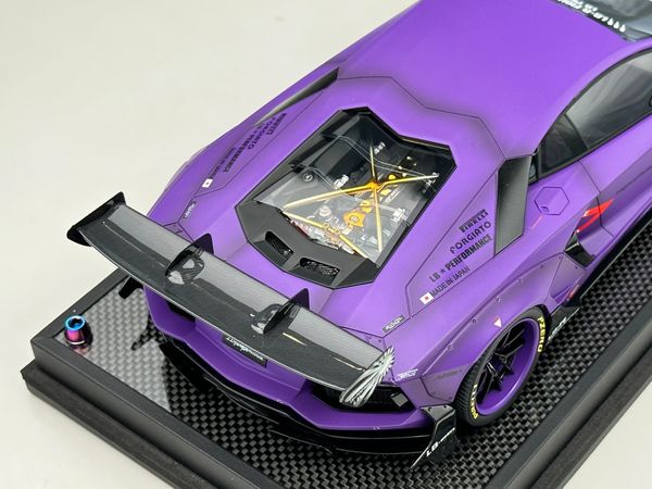 Xe Mô Hình Lamborghi Aventador LBWK 1:18 Timothy & Pierre ( Purple )