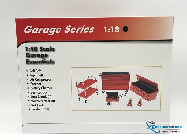 Phụ kiện Garage Essentials 1:18 ( Đỏ )