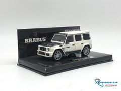 Xe Mô Hình Mercedes-Benz G 65 2017 Brabus 900  Limited 250 pcs 1:43 Minichamps ( Trắng )