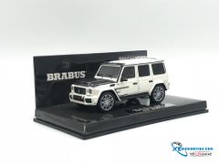 Xe Mô Hình Mercedes-Benz G 65 2017 Brabus 900  Limited 250 pcs 1:43 Minichamps ( Trắng )