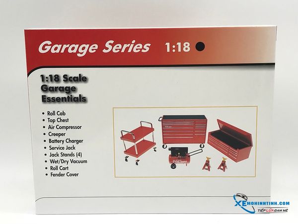 Phụ kiện Garage Essentials 1:18 ( Đen )