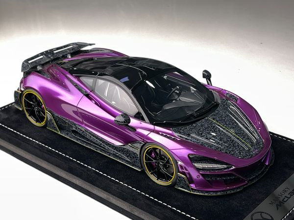 Xe Mô Hình McLaren 720S 1:18 Mansory limited 99psc ( Purple ) ( 81 - 84 )