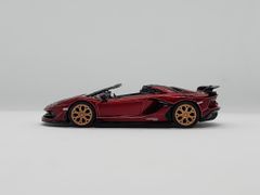 Xe Mô Hình Lamborghini Aventador SVJ Roadster Rosso Efesto LHD 1:64 Minigt ( Đỏ )