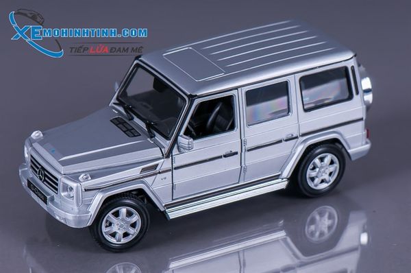 XE MÔ HÌNH MERCEDES-BENZ G55 1:24 WELLY (BẠC)