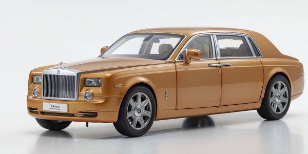 Xe mô hình Rolls-Royce Phantom EWB 1:18 Kyosho ( Vàng Đồng )