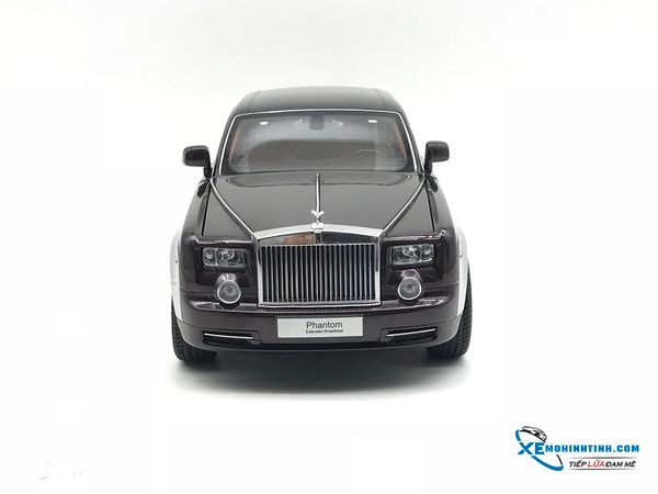 Xe Mô Hình Rolls-Royce Phantom EWB 1:18 Kyosho ( Đen đỏ / Bạc )