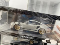 Xe Mô Hình Porsche 911 (911.2) GT3 RS 2018 1:18 Minichamps (Xám )