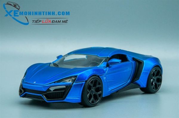 XE MÔ HÌNH LYKAN HYPERSPORT 1:24 JADA TOYS (XANH DƯƠNG)