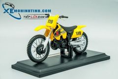 XE MÔ HÌNH SUZUKI RM250 1:18 MAISTO (VÀNG)