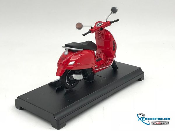 Xe Mô Hình VESPA 2017 GTS 125CC 1:18 Welly ( Đỏ )