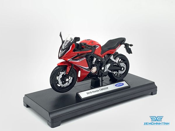 Xe Mô Hình Honda CBR 650F 1:18 Welly ( Đỏ )