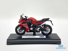 Xe Mô Hình Honda CBR 650F 1:18 Welly ( Đỏ )