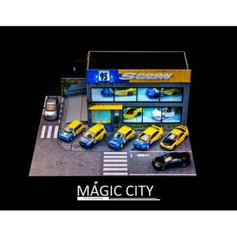 Mô Hình Nhà Spoon Sports Double Level Diorama Kit1:64 Magic City