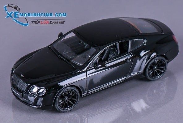 XE MÔ HÌNH BENTLEY CONTINENTAL 1:24 WELLY (ĐEN)