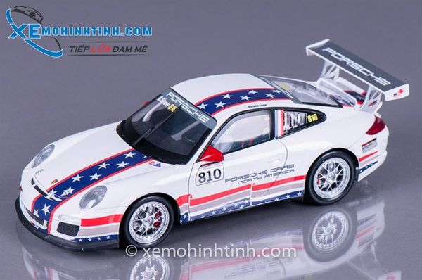 XE MÔ HÌNH PORSCHE 911 GT3 CUP 1:18 WELLY ( TRẮNG )