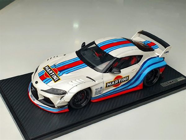 Xe Mô Hình LB-Works Toyota Supra (A90) Martini 1:18 Ignition Models ( Martini )