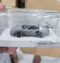 Xe Mô Hình Porsche 911 (997) Coupe LB Works 1:64 Timothy & Pierre ( Xám Dơ)
