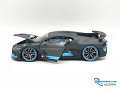 Xe Mô Hình Bugatti Divo 1:18 Bburago ( Xám nhám viền xanh )