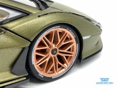 Xe Mô Hình Lamborghini Sían FKP 37 1:18 Bburago ( Xanh )