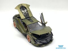 Xe Mô Hình Lamborghini Sían FKP 37 1:18 Bburago ( Xanh )