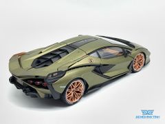 Xe Mô Hình Lamborghini Sían FKP 37 1:18 Bburago ( Xanh )