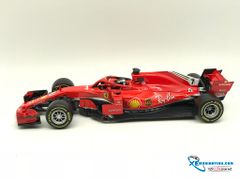 Xe Mô Hình Ferrari F1 SF71-H - Ferrari Racing - #7 Sebastian Vettel (2018) 1:18 Bburago ( Đỏ )