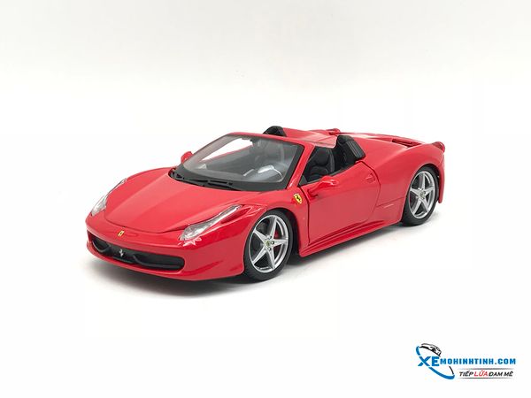 Xe Mô Hình Ferrari 458 Spider 1:24 Bburago ( Đỏ )