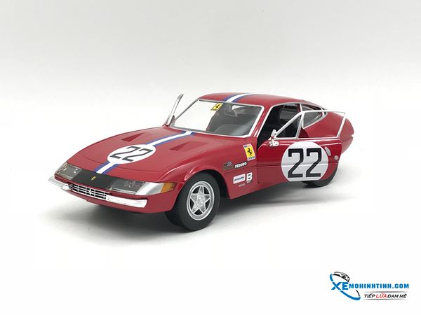 Xe Mô Hình Ferrari 365 GTB4 1:24 Bburago ( Đỏ )