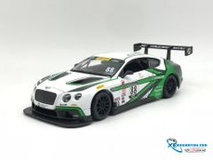 Xe Mô Hình Bentley Continental GT3 #88 1:24 Bburago ( Xanh #88 )