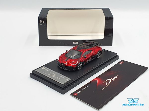 Xe Mô Hình Bugatti Divo 1:64 Bburago ( Đỏ )