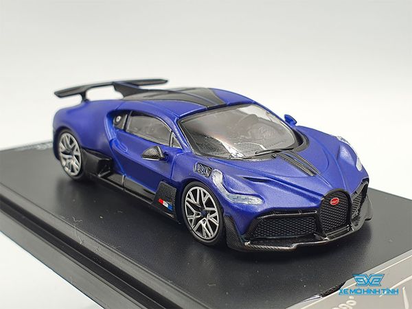 Xe Mô Hình Bugatti Divo 1:64 Bburago ( Xanh Nhám)