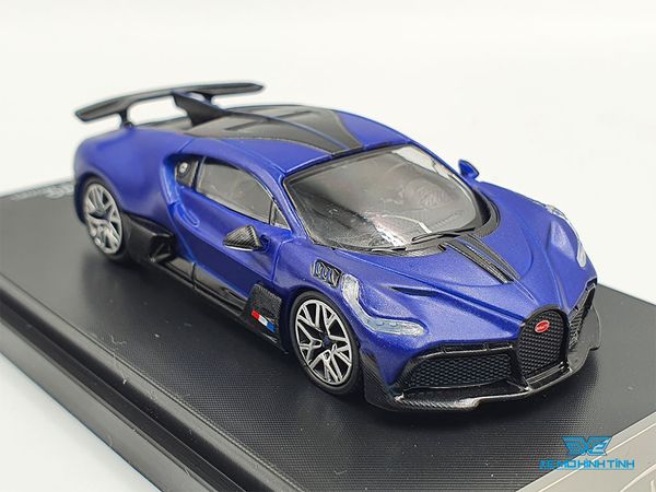 Xe Mô Hình Bugatti Divo 1:64 Bburago ( Xanh Nhám)