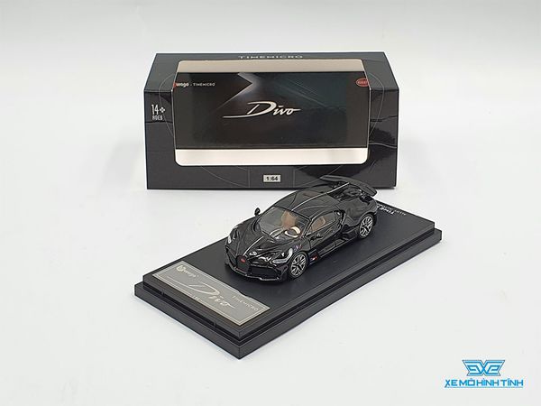 Xe Mô Hình Bugatti Divo 1:64 Bburago ( Đen )